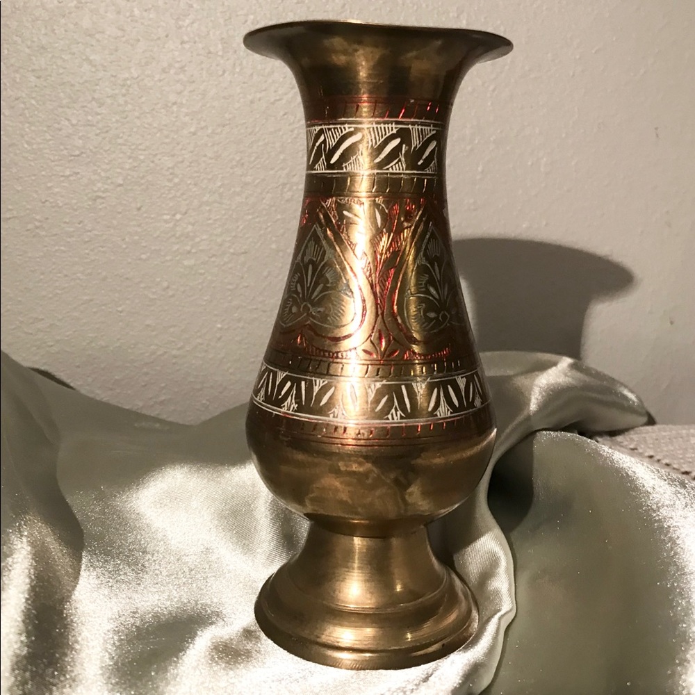Brass vase